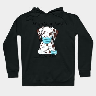 Dalmatian Wash Your Paws Hoodie
